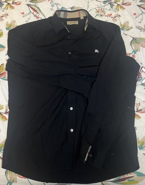 Camasa neagra Burberry orginal XL